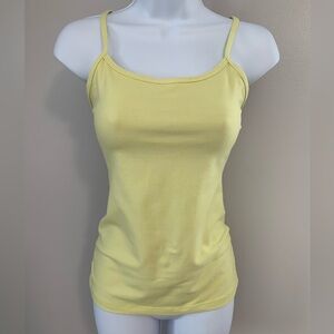 Lululemon Yellow Spaghetti Strap Tank